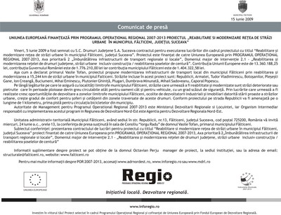 Comunicat de presa 2